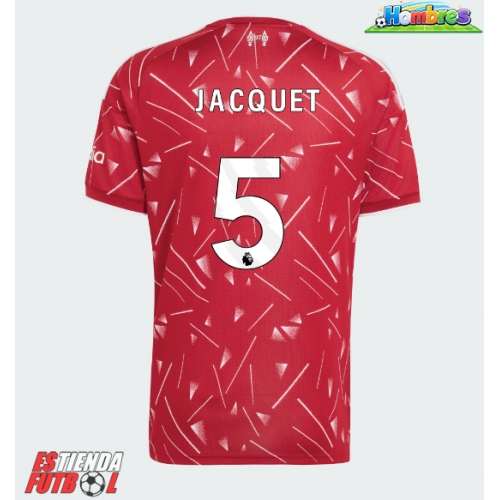 Liverpool Jeremy Jacquet #5 Primera Equipación 2026-27 Manga Corta